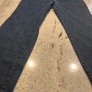 Ann Taylor Modern Fit Women's Jeans Size 12 Lindsay Waist Straight Leg Dark Wash